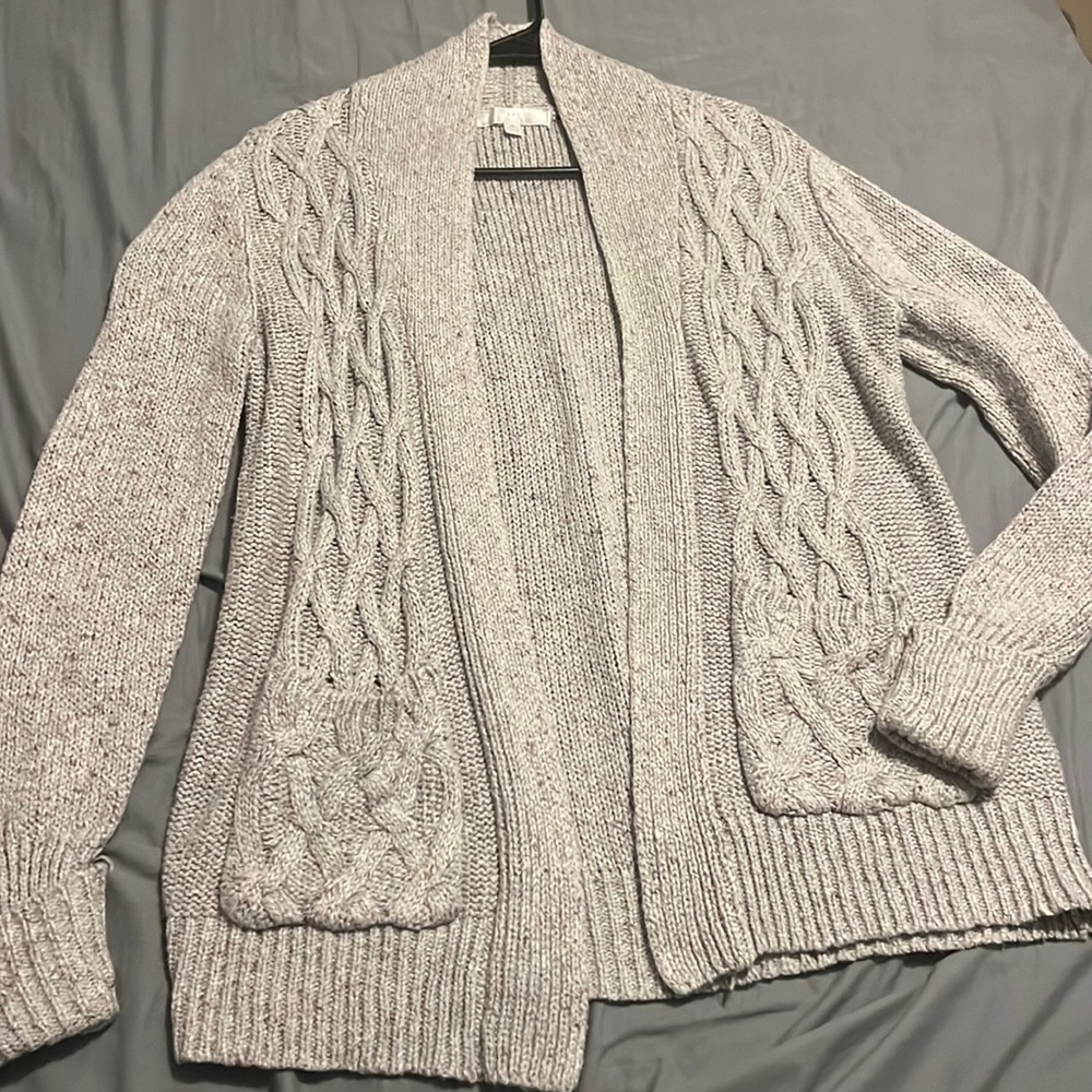 Light Grey Knitted Cardigan